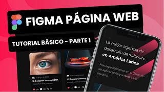 Figma tutorial español  Como diseñar una Web  Parte 1 [upl. by Danaher]